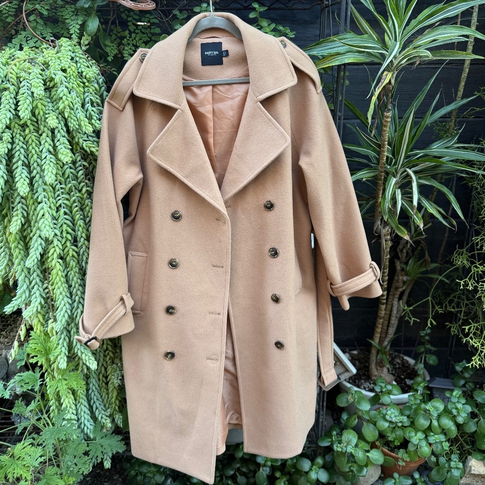 Nastygal Tan Trenchcoat